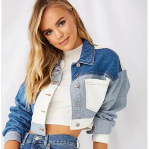 forever 21 denim jacket womens